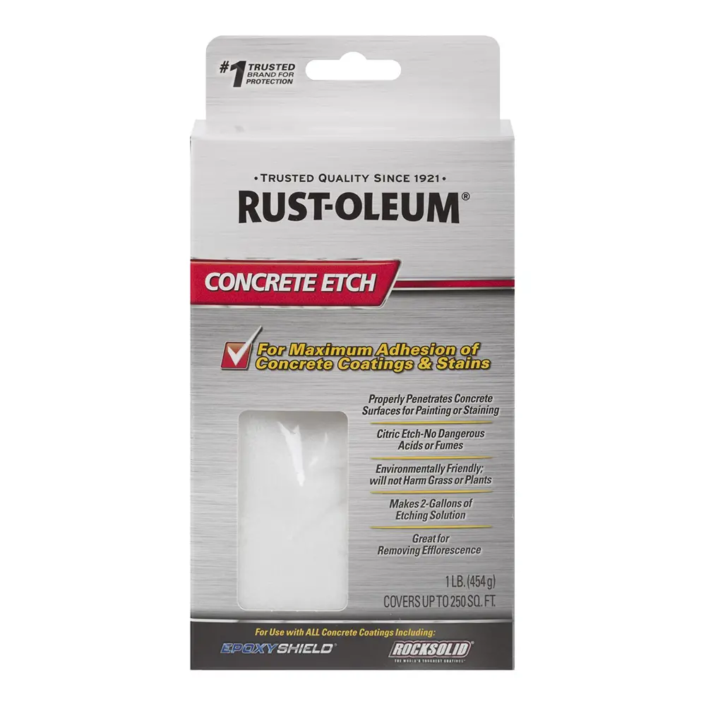 Rustoleum Concrete Etch 454G Epoxyshield Rocksolid Prep Acid 1