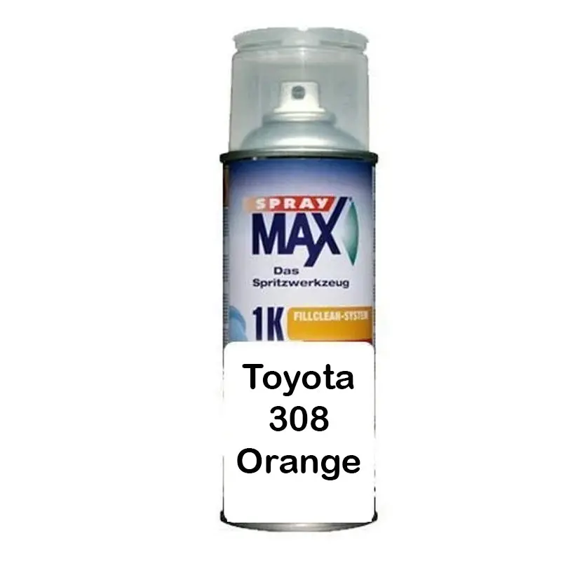 Auto Car Touch Up Paint 298Ml Can For Toyota 308 Orange 1