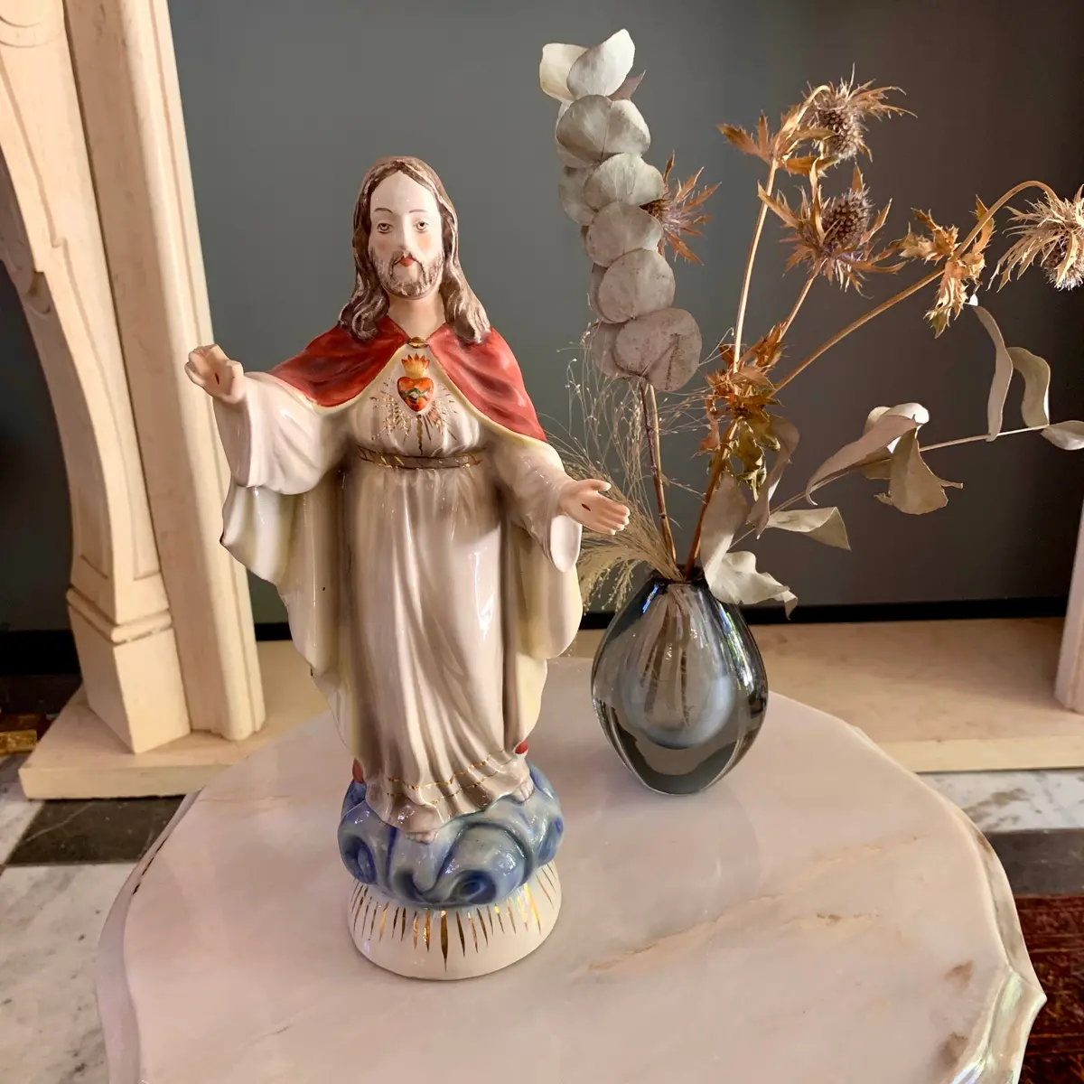 Antique Religous Icon Of Jesus 1