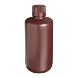 Bottles, Narrow Mouth, Hdpe, Amber, 500 Ml 1