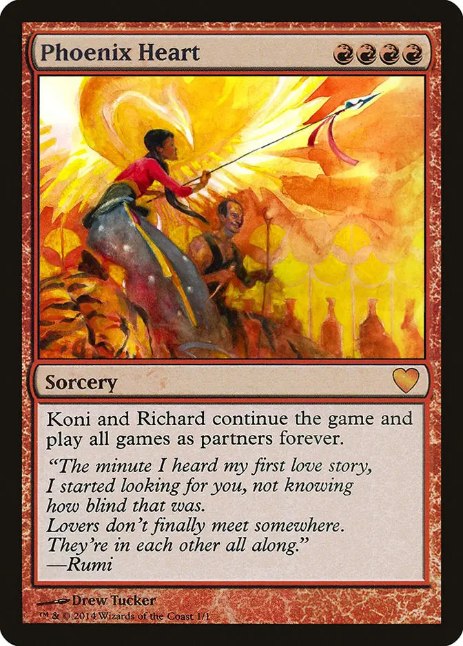 Phoenix Heart [Celebration Cards] 1