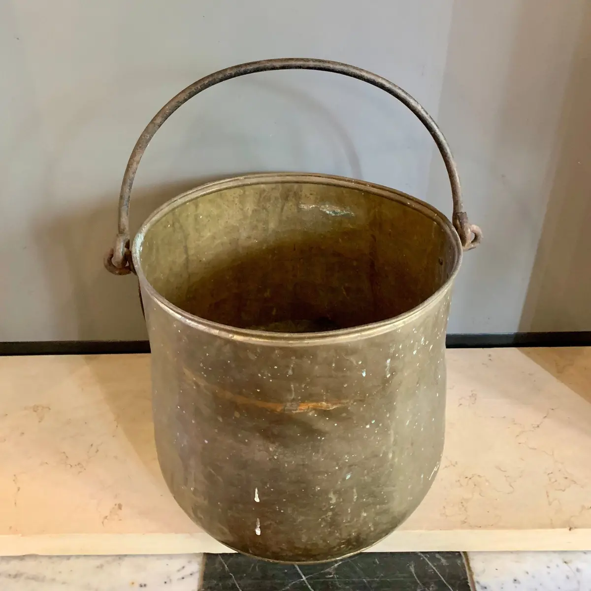 Antique Brass Jam Pot - Sold 1