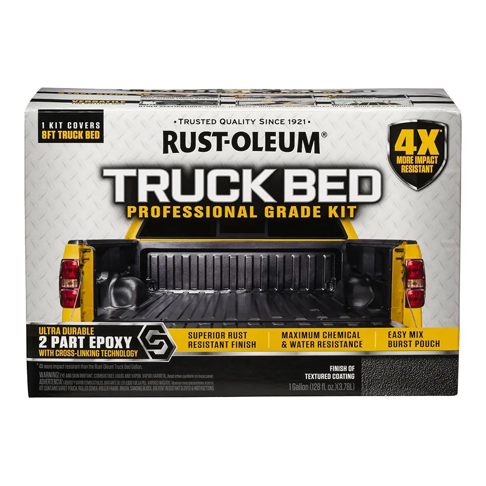 Rustoleum Professional Grade Truck Bed Liner Kit 3.78L Black 2-Part Epoxy 1
