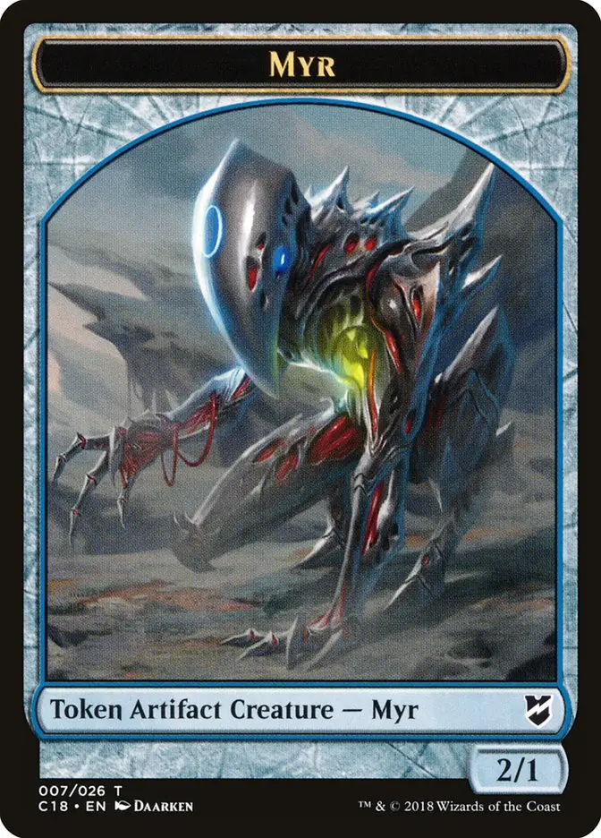 Myr Token (007/026) [Commander 2018 Tokens] 1