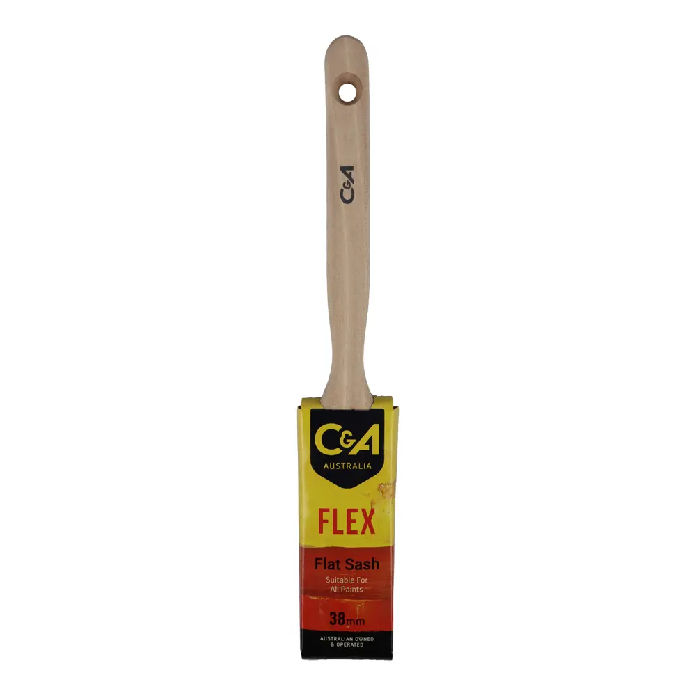 C&A Brushware Flex Flat Sash Brush 38Mm Interior Exterior Trade 1