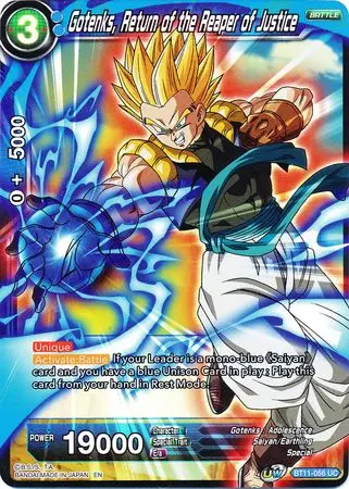 Gotenks, Return Of The Reaper Of Justice (Bt11-056) [Vermilion Bloodline 2Nd Edition] 1