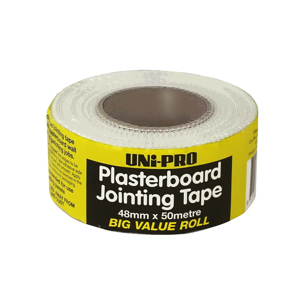 Uni-Pro Plasterboard Jointing Tape 48Mm X 50M Fibreglass Roll 1