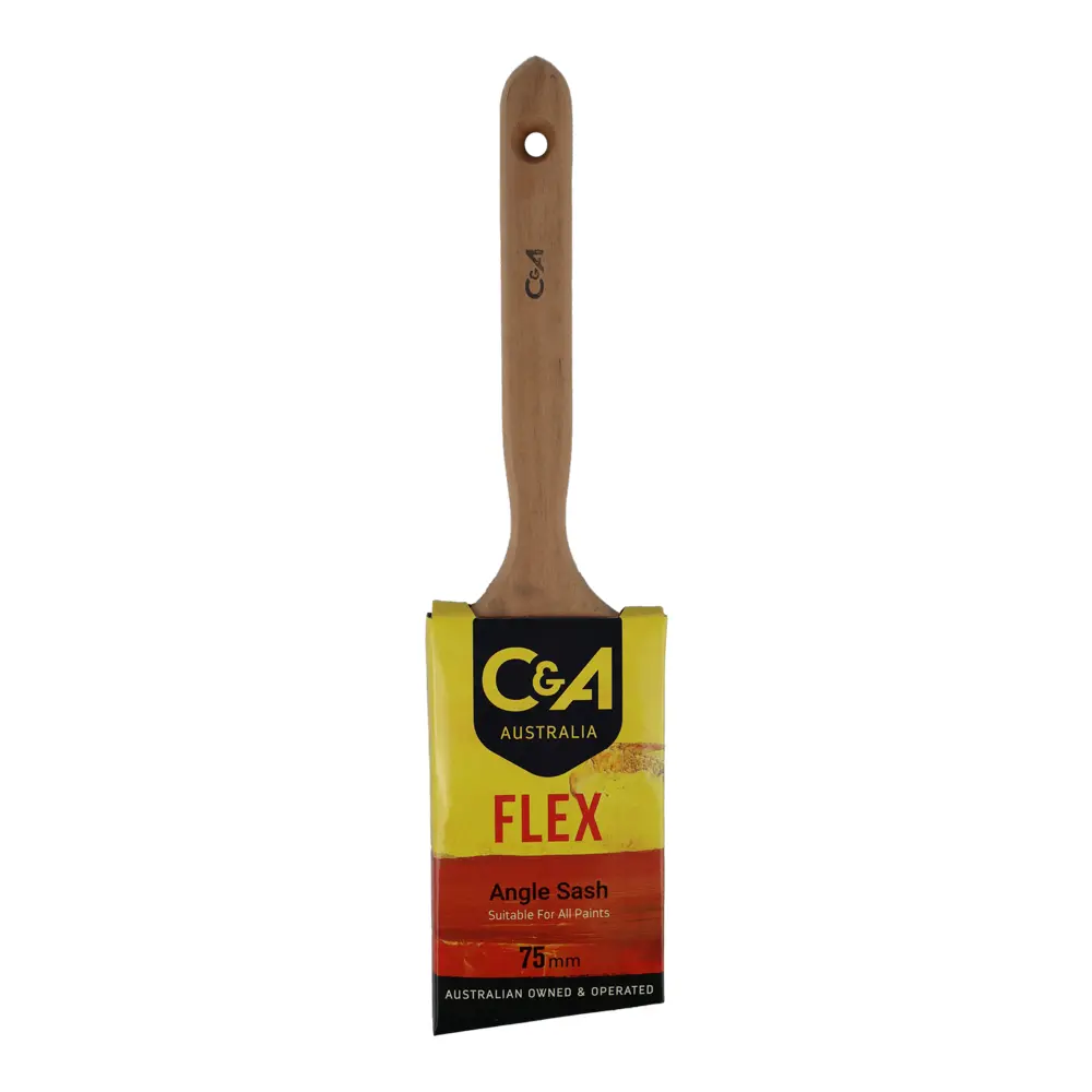 C&A Brushware Flex Angled Sash Brush 75Mm Interior Exterior Trade 1