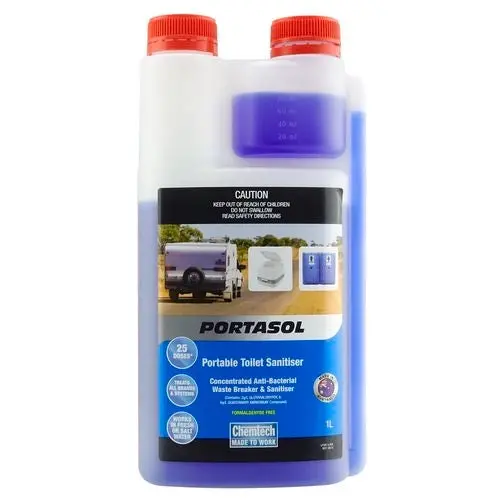 Chemtech Por-1L Portasol Portable Toilet Sanitizer 1L 1