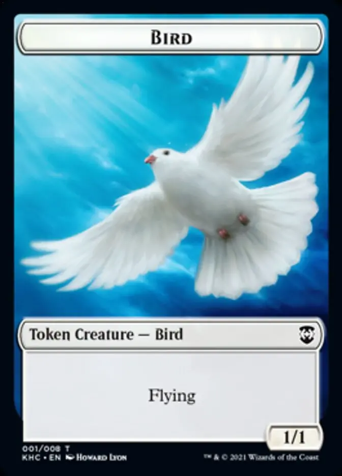 Bird Token [Kaldheim Commander Tokens] 1