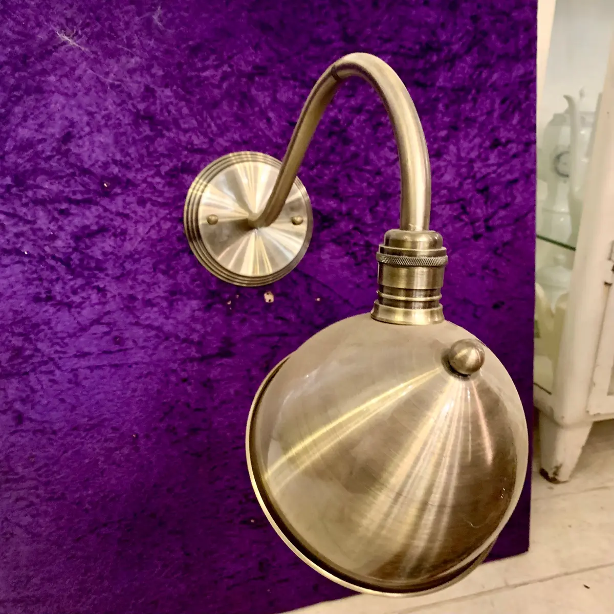 Polished Nickel Wall Lamp Sconce - Sold 1