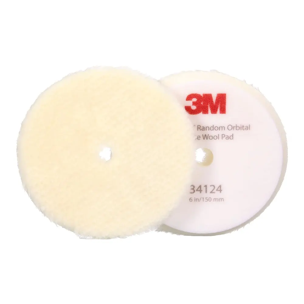3M Perfect-It 34124 Coarse Grade Wool Compounding Pad 150Mm X 2 Pack 1