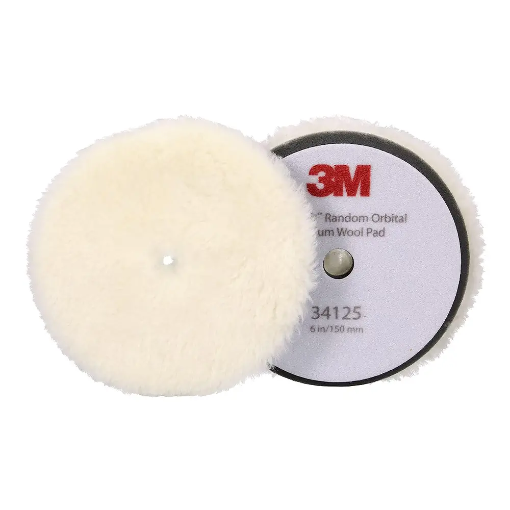 3M Perfect-It 34125 Medium Grade Wool Compounding Pad 150Mm X 2 Pack 1