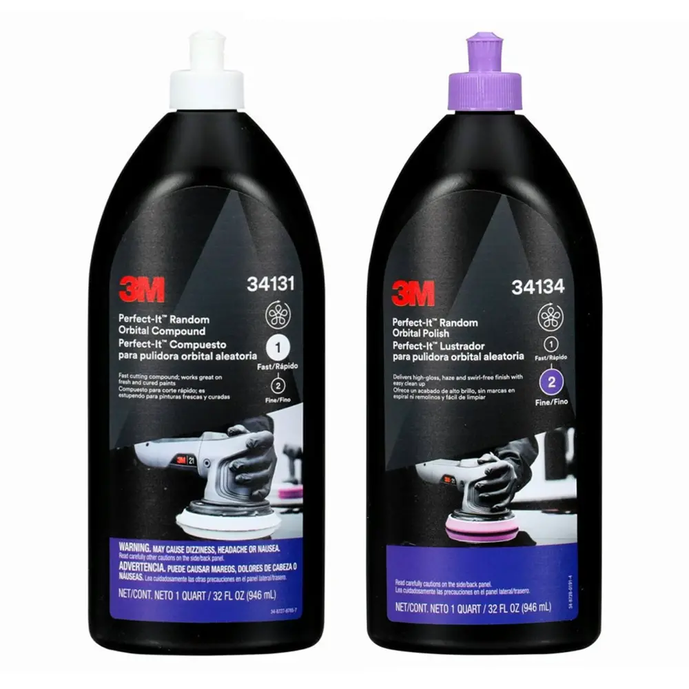3M Perfect-It Random Orbital Cutting & Polishing Compound Kit 1892Ml Paint Restorer 1