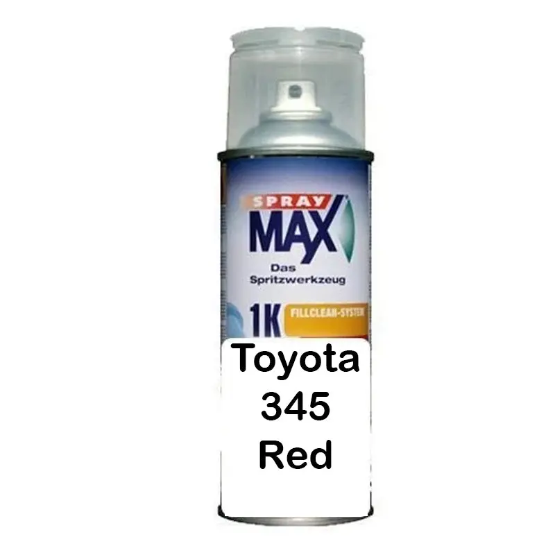 Auto Car Touch Up 298 Ml Can For Toyota 345 Red 1