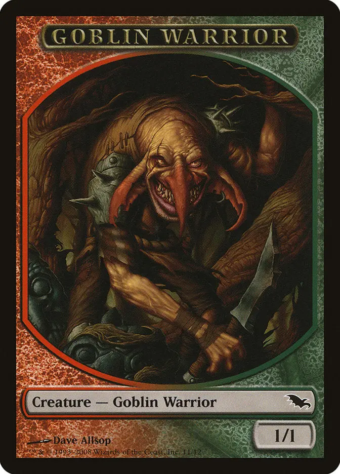 Goblin Warrior Token [Shadowmoor Tokens] 1