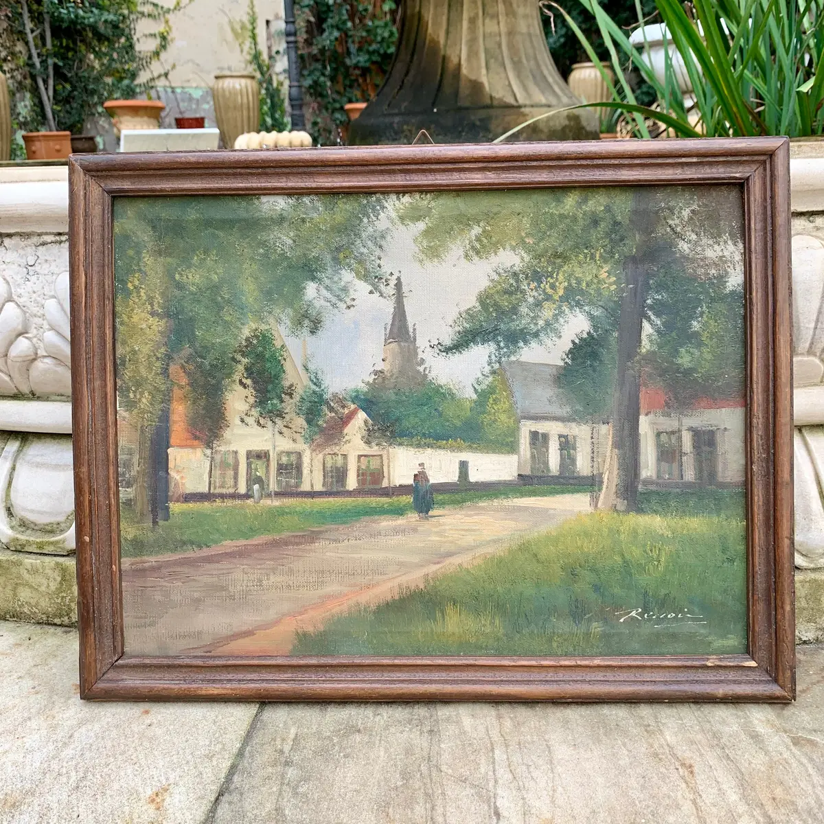Vintage Artwork - Acrylic On Canvas 1