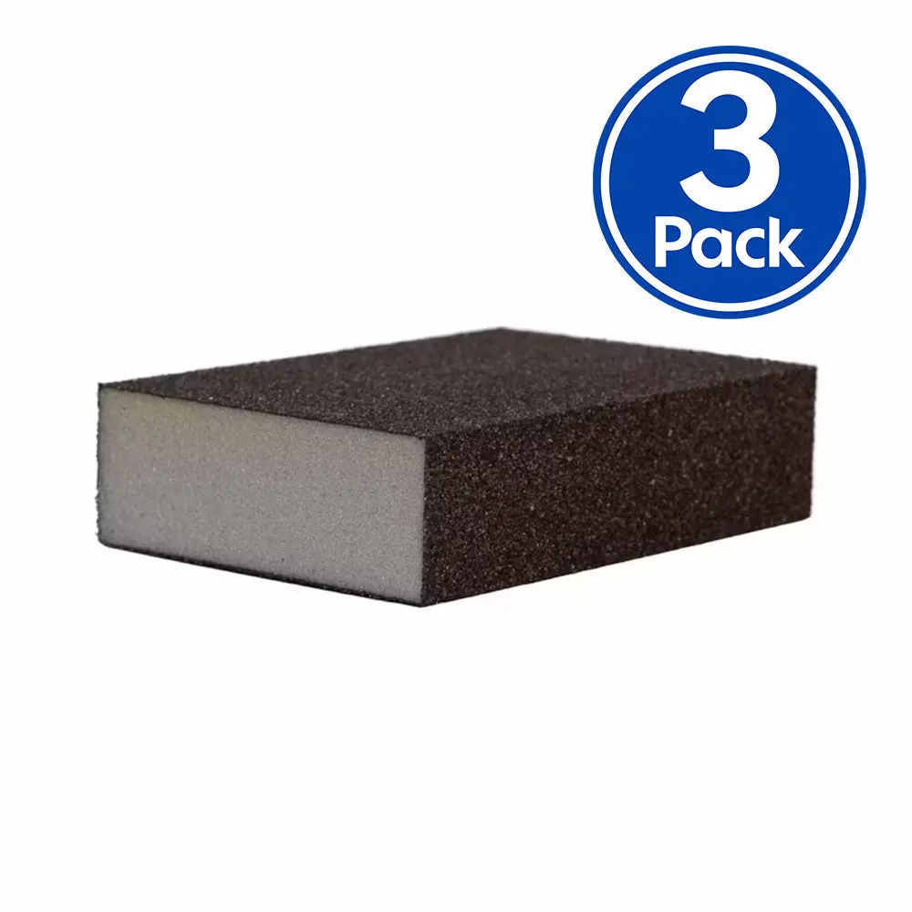 Rokset Sanding Block Medium/Fine Abrasive Hand Sand Sequence X 3 Pack 1