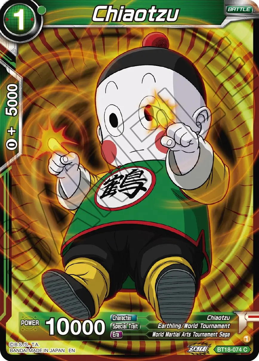 Chiaotzu (Bt18-074) [Dawn Of The Z-Legends] 1