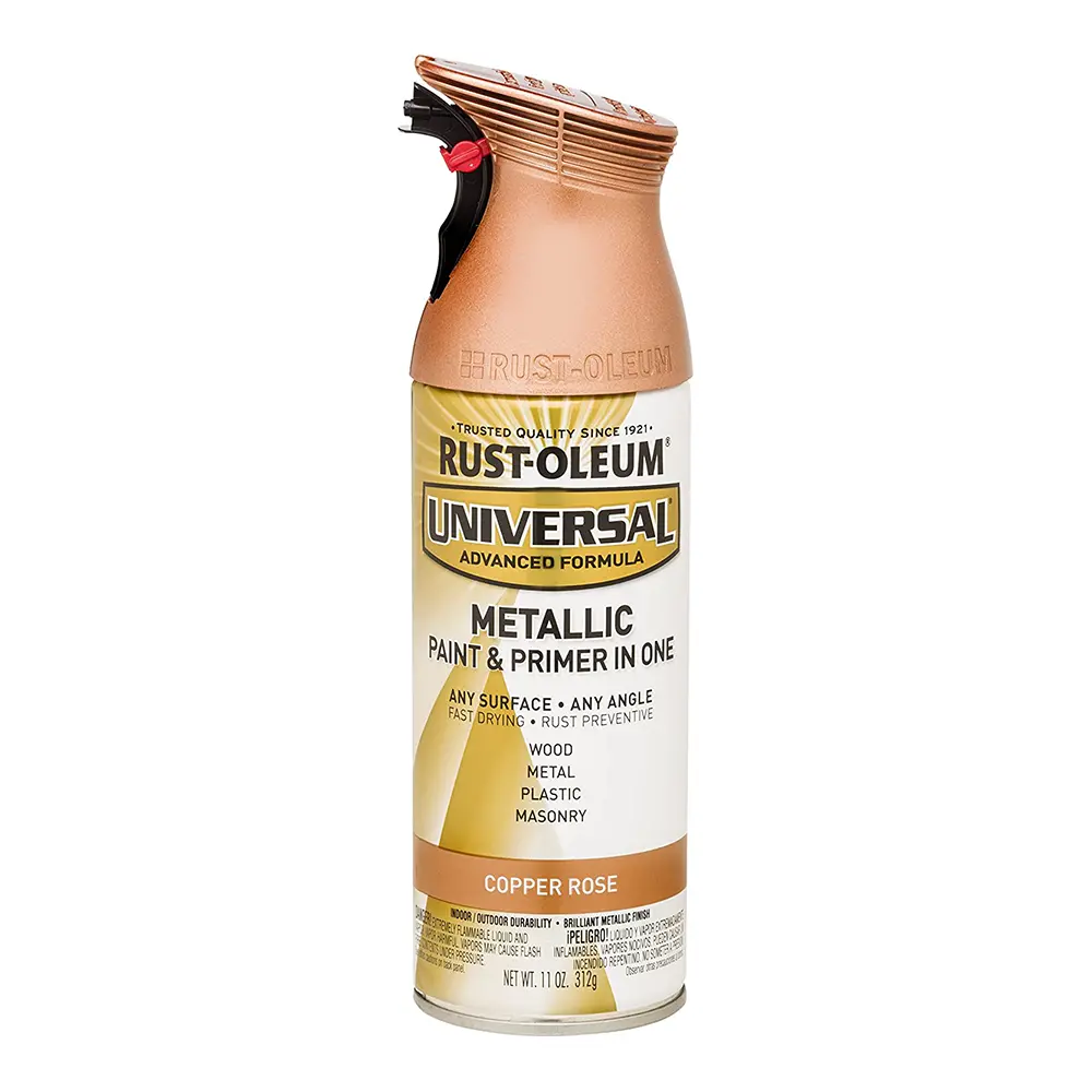 Rustoleum Universal Metallic Spray Paint & Primer 312G Copper Rose Aerosol 1
