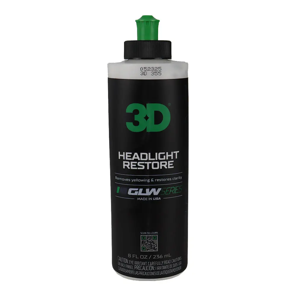 3D Glw Series Headlight Restore 236Ml Headlight Cleaner Oxidation Remover 1