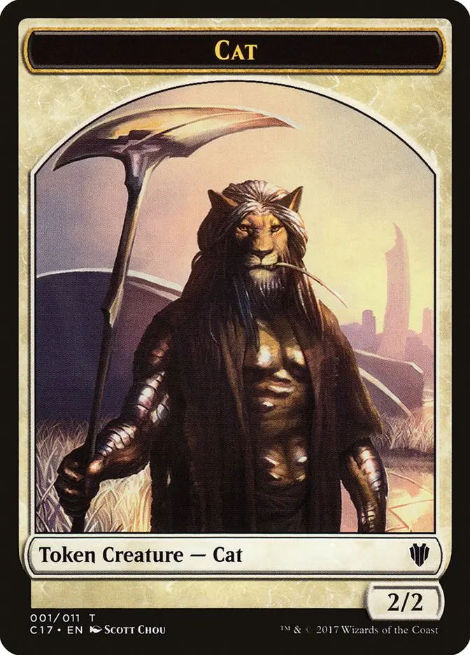Cat Token [Commander 2017 Tokens] 1