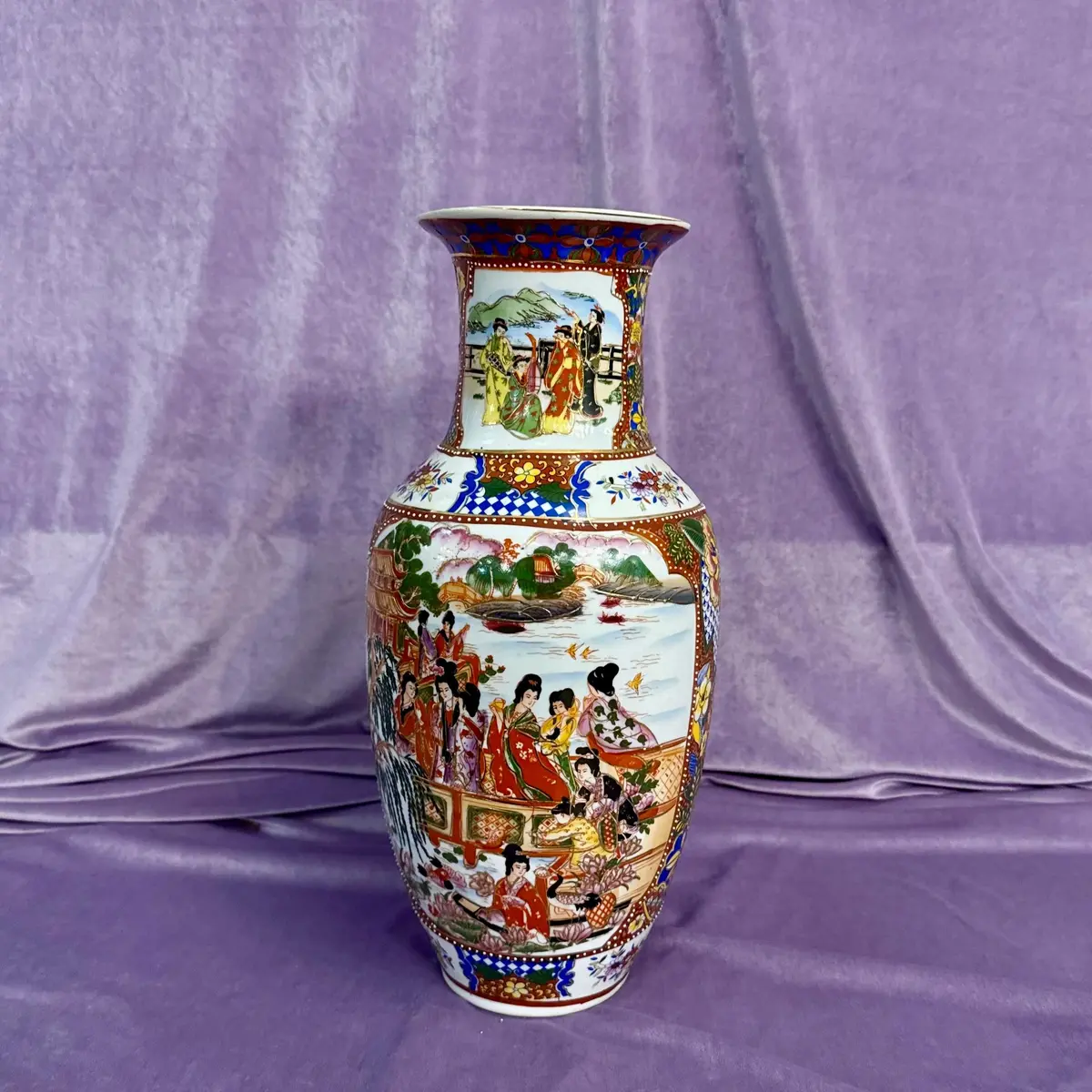 Large Satsuma Porcelain Vase - Sold 1