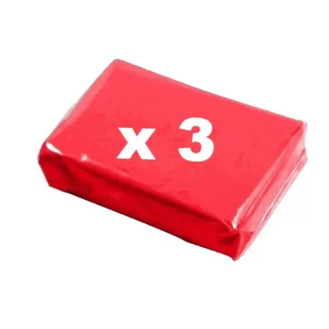 Auto Detailing Overspray Red Medium Deep Cleaner Clay Bar 200G X 3 1