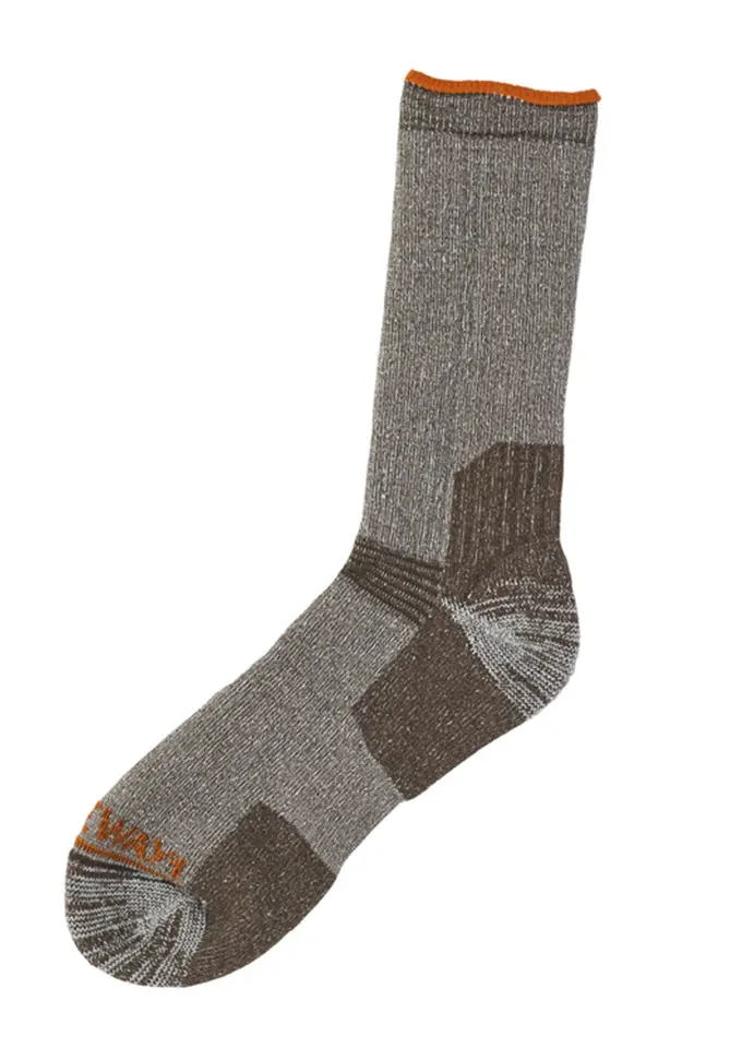Gateway1 Ultra Calf Socks - Dark Brown Melange 1