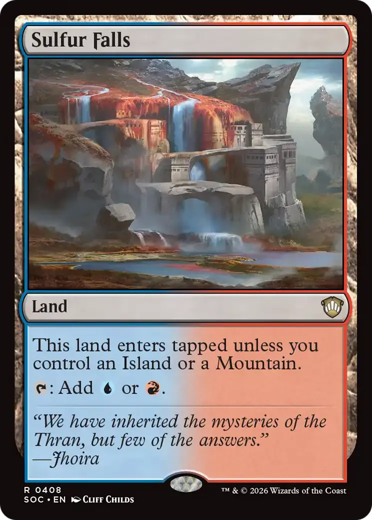 Sulfur Falls [Secrets Of Strixhaven Commander] 1
