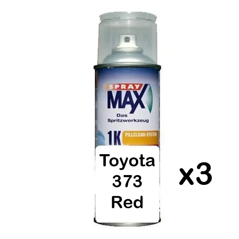 Auto Car Touch Up Paint Can For Toyota 373 Red X 3 1