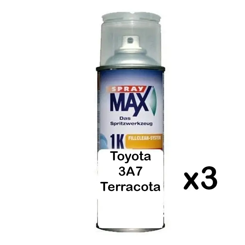 Auto Car Touch Up Can For Toyota 3A7 Terracotta X 3 1