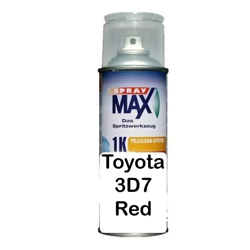 Auto Car Touch Up 298 Ml Can For Toyota 3D7 Red 1