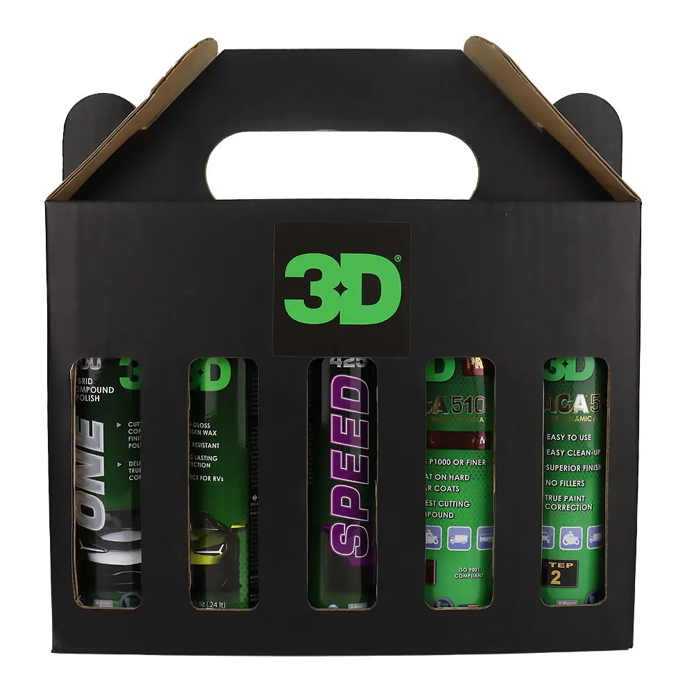 3D Compound, Polish & Wax Sample Pack 1