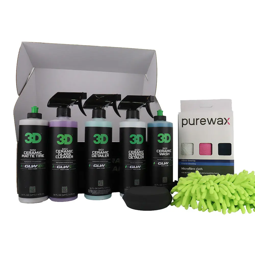 3D Glw Series High Performance Ceramic Car Care Kit 5 Step 1
