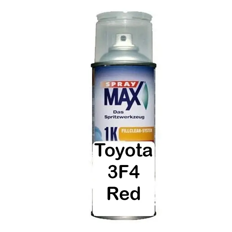 Auto Car Touch Up 298 Ml Can For Toyota 3F4 Red 1