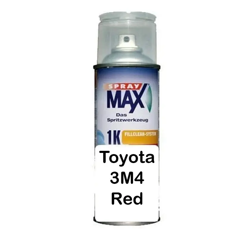 Auto Car Touch Up Paint 298 Ml Can For Toyota 3M4 Red 1