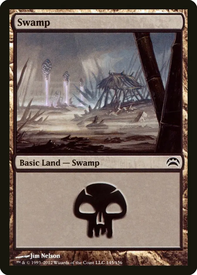 Swamp (145) [Planechase 2012] 1