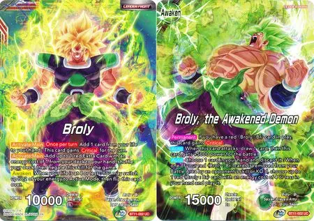 Broly // Broly, The Awakened Demon (Bt11-002) [Vermilion Bloodline 2Nd Edition] 1