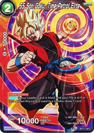 Ss Son Goku, Time Patrol Elite (Bt11-128) [Vermilion Bloodline 2Nd Edition] 1