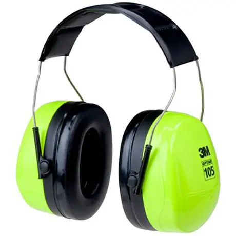 3M Peltor H10a Optime 105 Hi-Viz Ear Muff 30Db 1