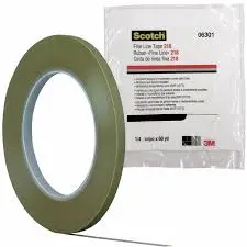 3M Scotch Fine Line Tape 218 Green 1/4 Inch Width 6.4 Mm 06301 - 2 Pack 2