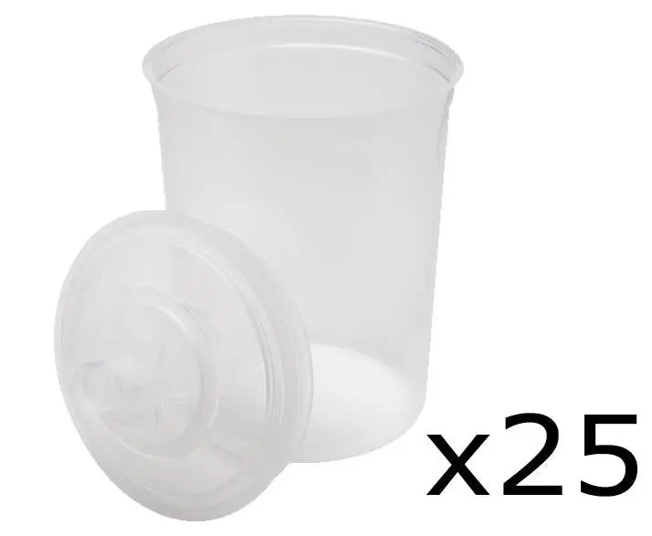 3M 16024 Pps 25 Large Lids & Liners 200 Micron Plus 10 Plugs 1