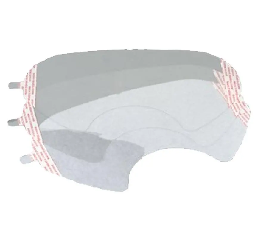 3M Face Shield 6885 Tear Off Replaceable Protective Lens Cover 6000 Series X 25 1