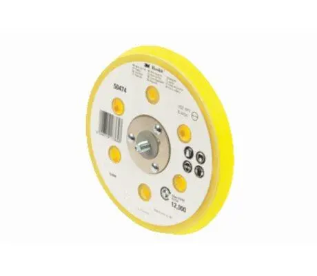 3M™ Hookit™ Back-Up Pad, 6 In, 5.16 In, 15 Hole, 50474 1