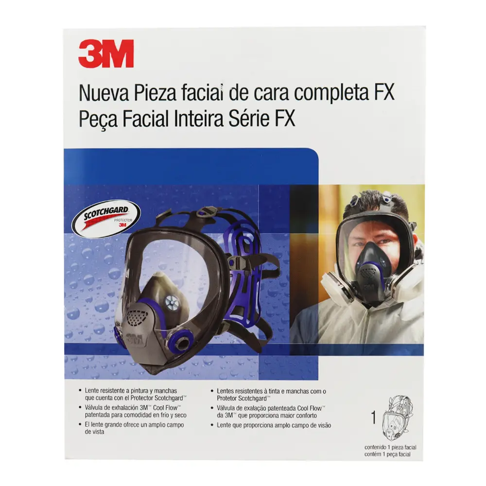 3M Ff-401 Ultimate Fx Full Facepiece Reusable Respirator Series Small Ff-400 1