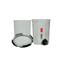 3M™ 26026 Series 2 Pps Kit Standard 650Ml 125 Micron Box 50 Lids & Liners 1