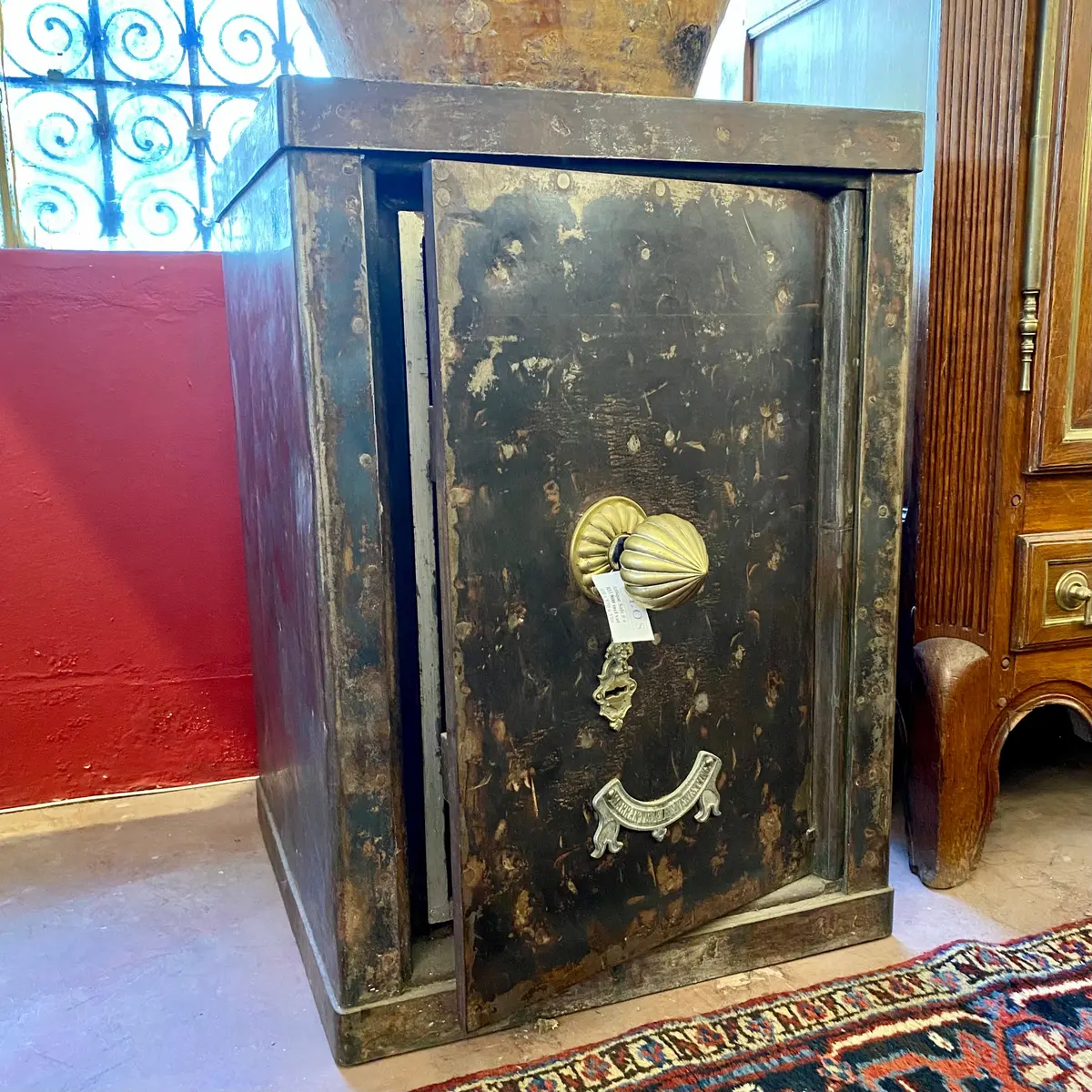 A Beautiful Distressed Antique Safe 1