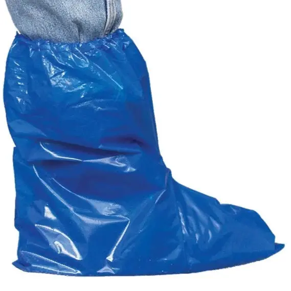 Polyethylene Boot Covers, Blue, Pkg Of 25 Pairs 1