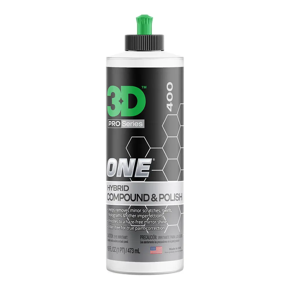 3D One Hybrid Compound & Polish 236Ml (8Oz) One Step Paint Correction 1